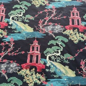 Zen Black Regal Fabric, sold by the yard🌷